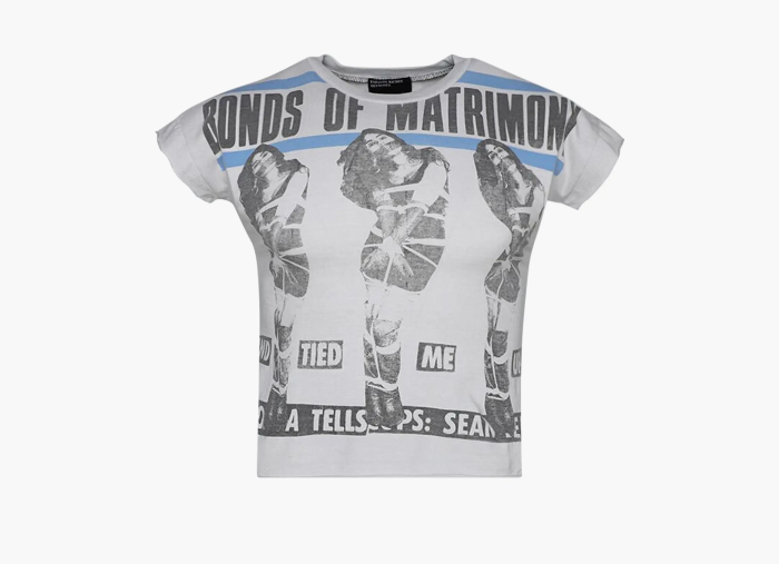 Enfants Riches Déprimés Bonds Of Matrimony Baby Tee Faded White 