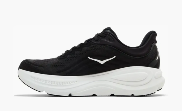 Hoka Bondi 9 2E Wide Black White 