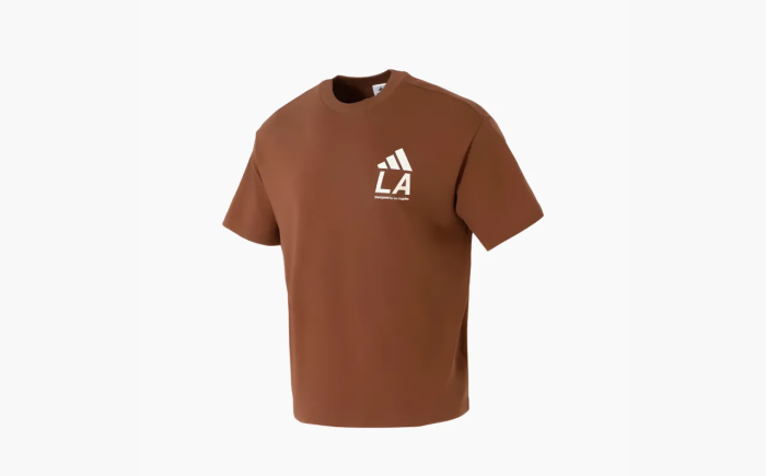 Adidas Originals Trefoil Oversized T-Shirt Brown  Adidas Originals Trefoil Oversized T-Shirt Brown