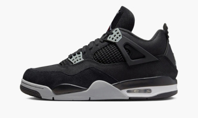 Jordan 4 Retro GS "Black Canvas" - 7Y