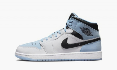 Nike Air Jordan 1 Mid SE "Ice Blue"  -  7 US