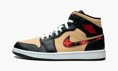 Air Jordan 1 Mid SE "Tartan Swoosh" - 7 US