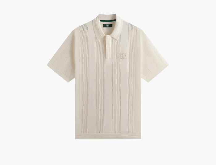 Kith x Wilson Crochet Polo Sandrift  Kith x Wilson Crochet Polo Sandrift
