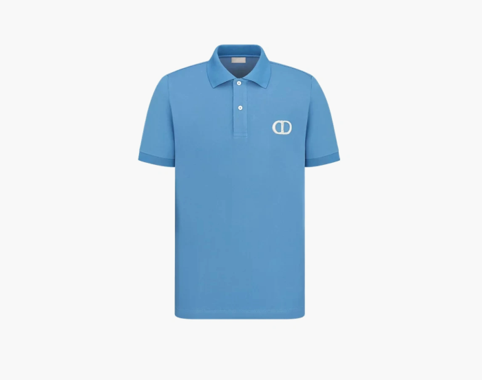 Dior CD Icon Polo Shirt "Blue" 