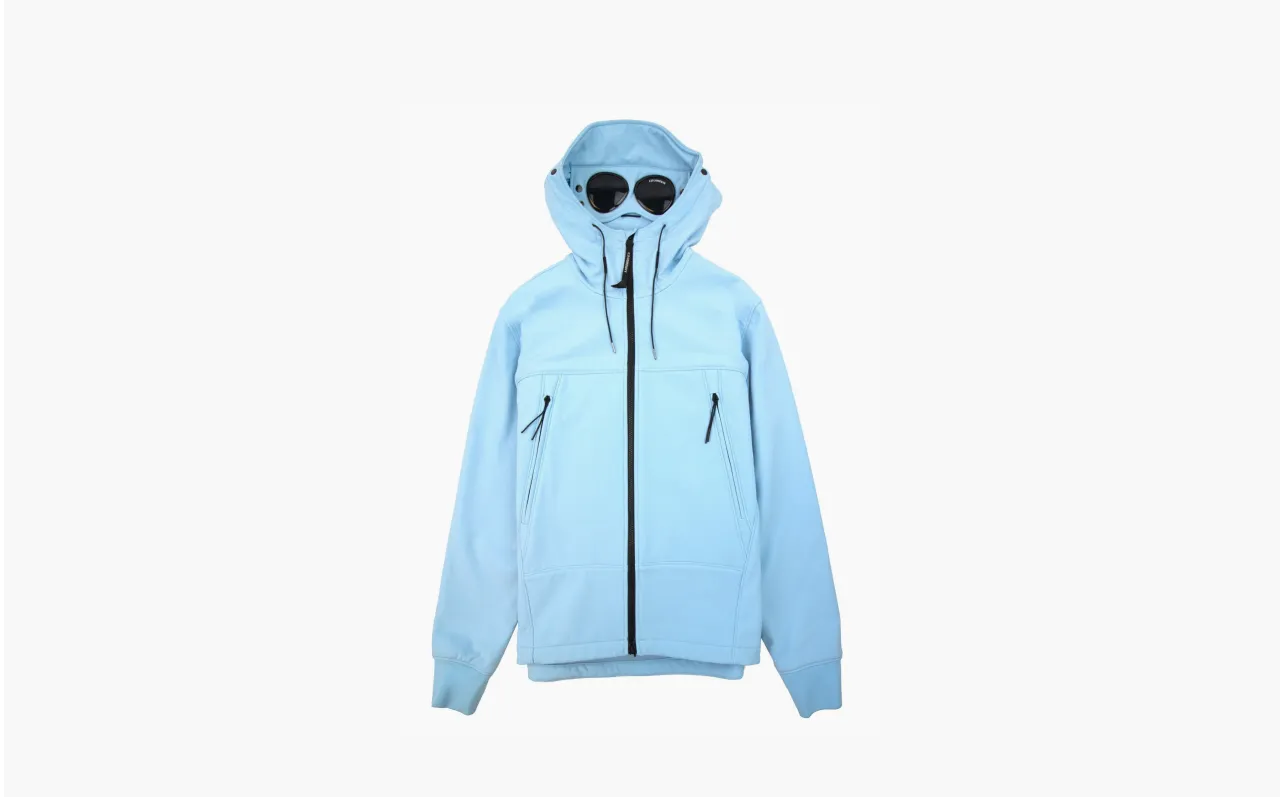 C.P. Company ShellGoggle Jacket Sky Blue  C.P. Company ShellGoggle Jacket Sky Blue