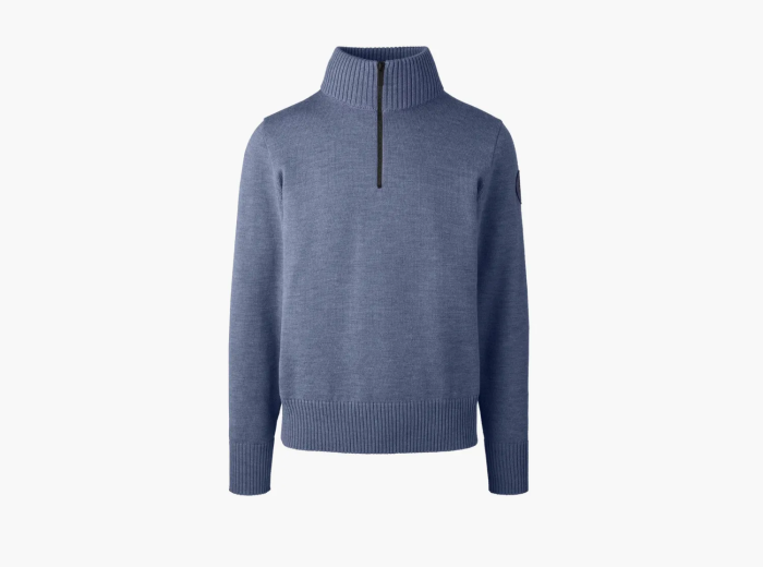 Canada Goose Rosseau Zip Sweater Ozone Blue Heather  Canada Goose Rosseau Zip Sweater Ozone Blue Heather