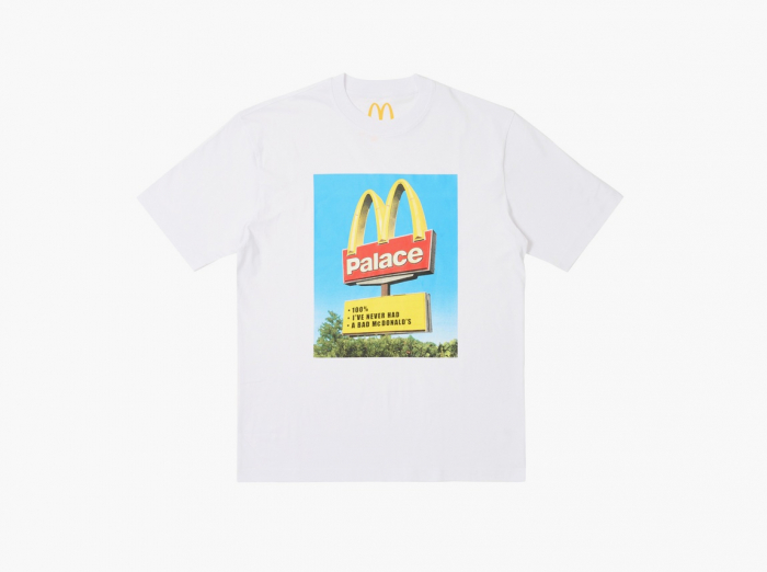 Palace x McDonald's Sign T-Shirt "White" 