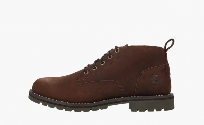 Timberland Redwood Falls Waterproof Wide Fit Chukka Boots "Dark Brown Full Grain" 