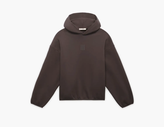 Adidas x Fear Of God Athletics Solid Fleece Hoodie Night Brown  Adidas x Fear Of God Athletics Solid Fleece Hoodie Night Brown