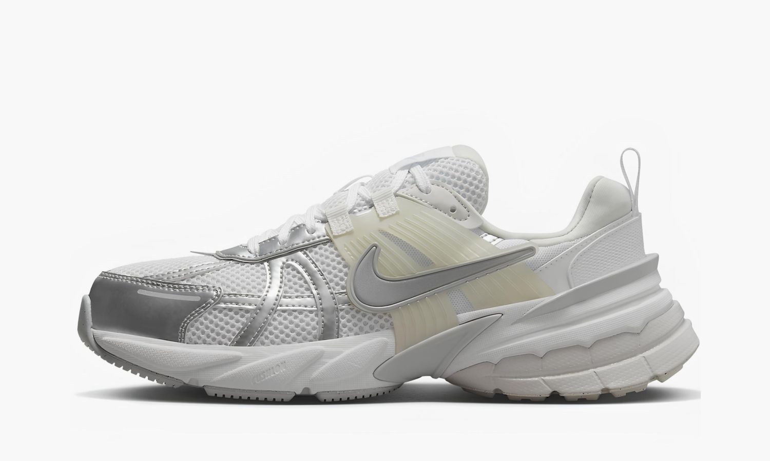 Metallic silver nike on sale