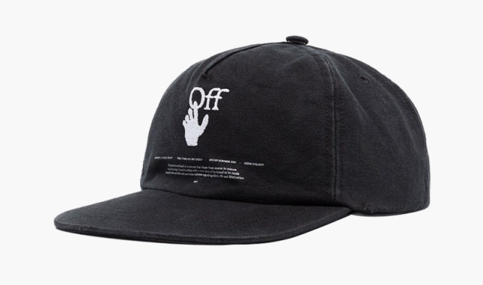 Off-White Hand Off Baseball Cap Black/White  Off-White Hand Off Baseball Cap Black/White