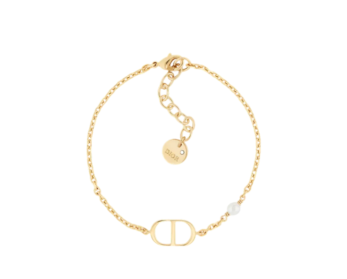 Dior Petit CD Bracelet Metal Gold-Finish  Dior Petit CD Bracelet Metal Gold-Finish