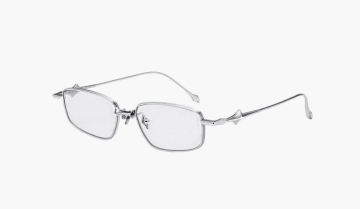 Gentle Monster Saga 02 Sunglasses Silver / Transparent 