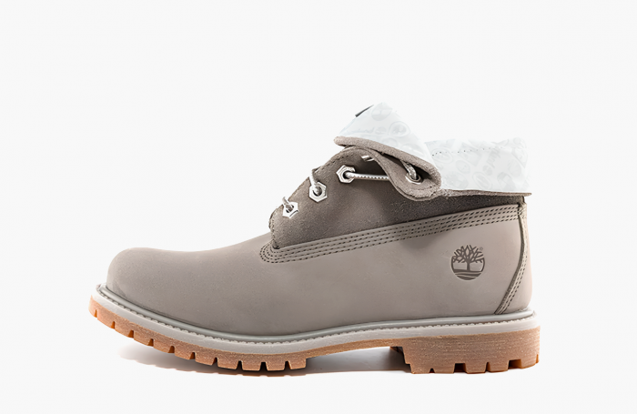 Timberland Roll Top Boots Basic WMNS "Medium Grey With Light Grey" 