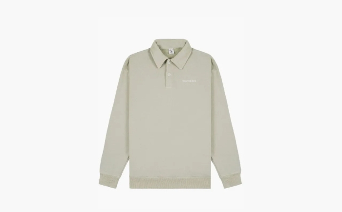 Spotyy & Rich Serif Cotton Polo Top Light Green 