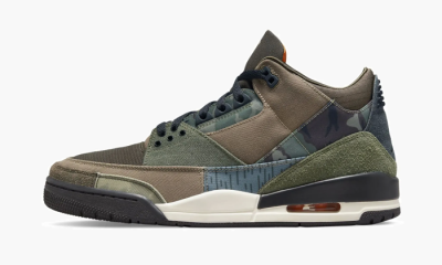 Air Jordan 3 "Patchwork Camo" - 7.5 US