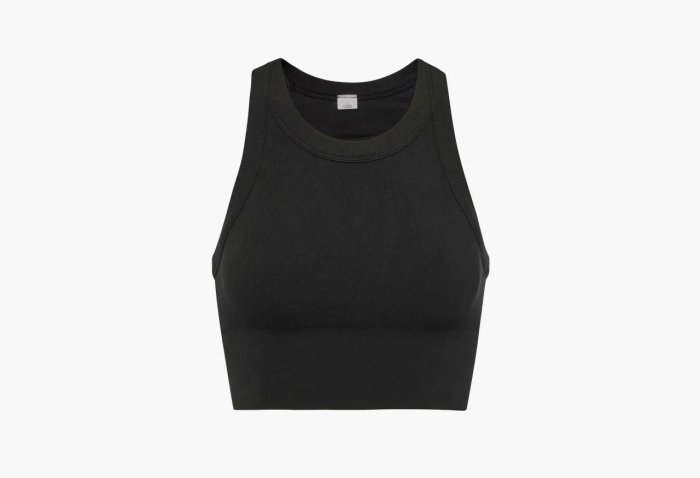 Alo Yoga Seamless Delight High Neck Bra Black  Alo Yoga Seamless Delight High Neck Bra Black