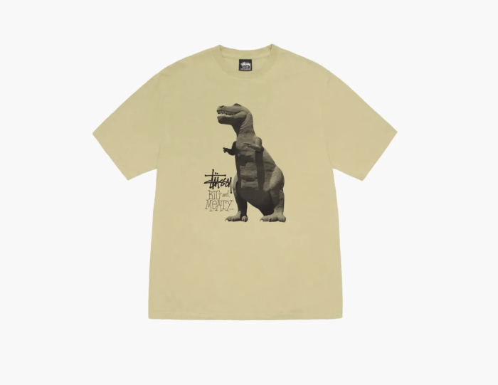 Stussy Big & Meaty Tee Pigment Dyed Elm  Stussy Big & Meaty Tee Pigment Dyed Elm