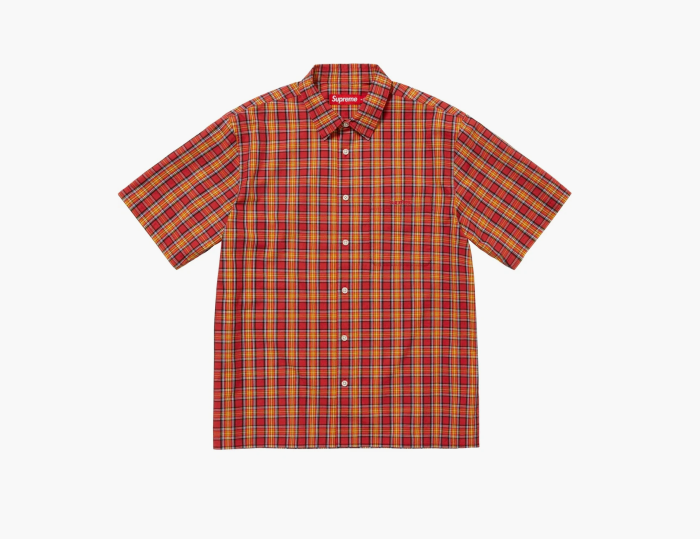 Supreme Mini Plaid S/S Shirt "Red" 