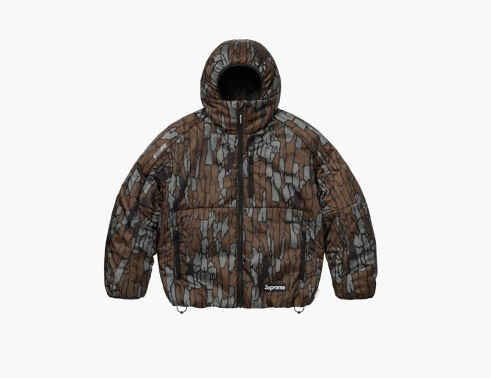 Supreme Windstopper Insulated Hooded Jacket  Mossy Oak Trebark Camo 