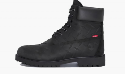 Timberland 6″ Premium Waterproof Boot Supreme Diamond Plate Black -  8 US