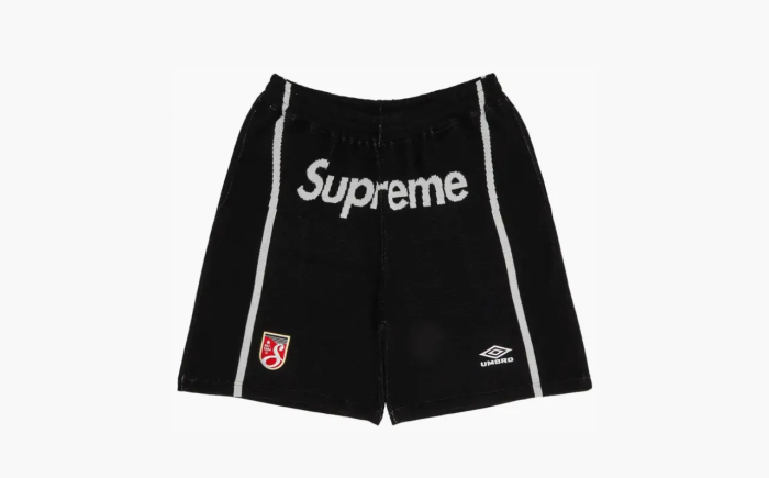 Supreme x Umbro Knit Soccer Short Black 