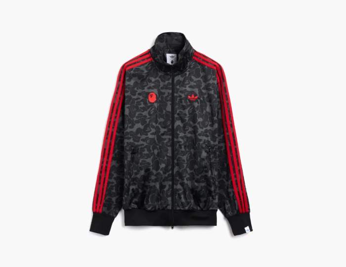 Adidas Originals x A Bathing Ape Football Men's Track Jacket Black  Adidas Originals x A Bathing Ape Football Men's Track Jacket Black