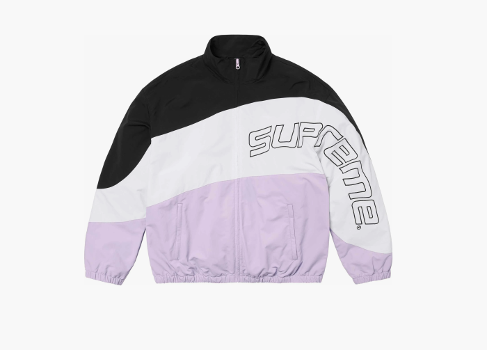 Supreme Curve Track Jacket  "Light Purple" 