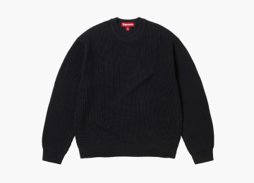 Supreme Old English Printed Sweater Black 