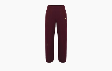 Nike x NOCTA Fleece CS Open Hem Sweatpant Dark Beetroot 