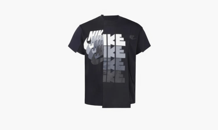 Nike X Sacai T-shirt Hybrid Black  Nike X Sacai T-shirt Hybrid Black