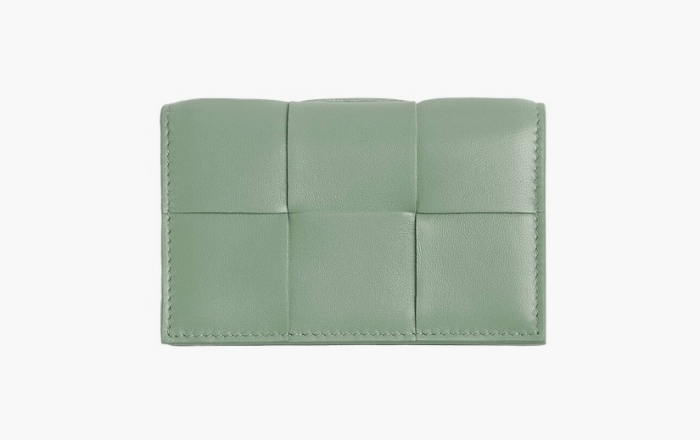 Bottega Veneta Business Card Case Thunder 