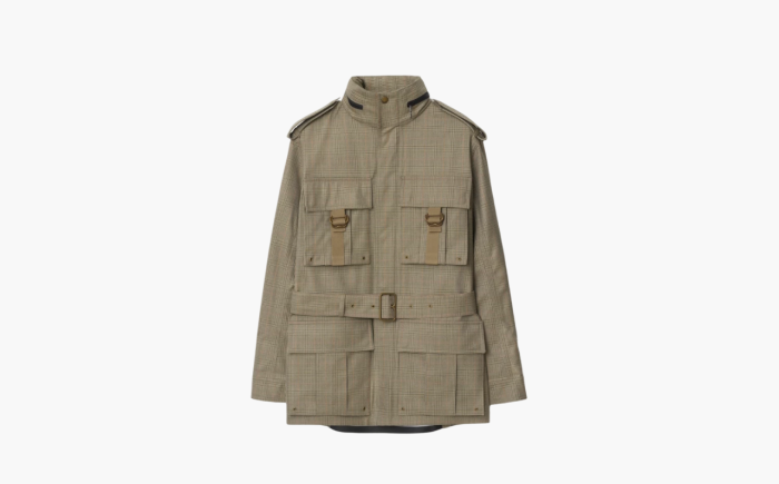 Burberry Bonded Wool Field Jacket "Bliss" 