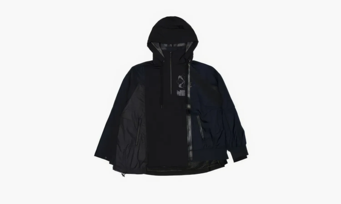 Nike X Sacai Double-zip Jacket Navy Blue  Nike X Sacai Double-zip Jacket Navy Blue