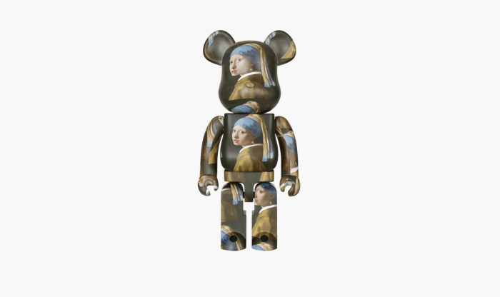 Bearbrick Johannes Vermeer (Girl with a Pearl Earring) 1000% 