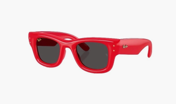 Ray-Ban Wayfarer Puffer Sunglasses Red 