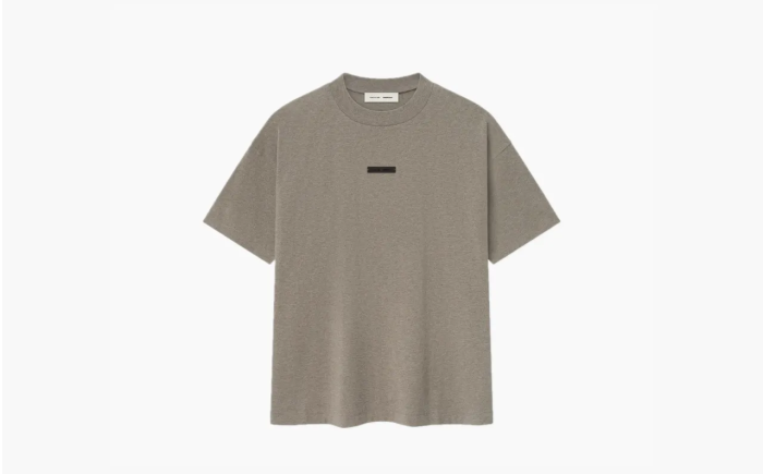 Fear of God ESSENTIALS Mens Classic Fit Tee Brown  Fear of God ESSENTIALS Mens Classic Fit Tee Brown