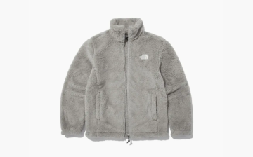 The North Face Comfy Fleece Zip Up Grey 