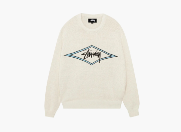 Stussy Surf Team Sweater Ivory 