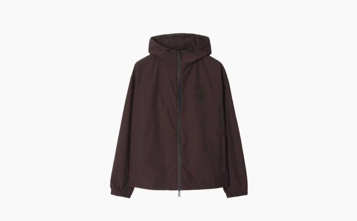 Burberry Jacket with Embroidered Logo "Peat" 