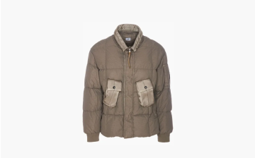 C.P. Company Quilted Puffer Jacket Grey 