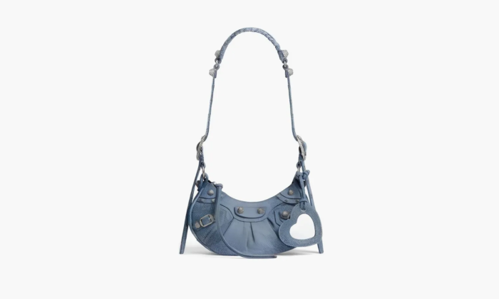 Balenciaga Le Cagole Shoulder Bag Blue 