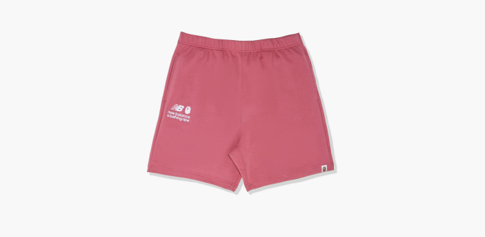 A Bathing Ape x New Balance Relaxed Fit Shorts "Red" 