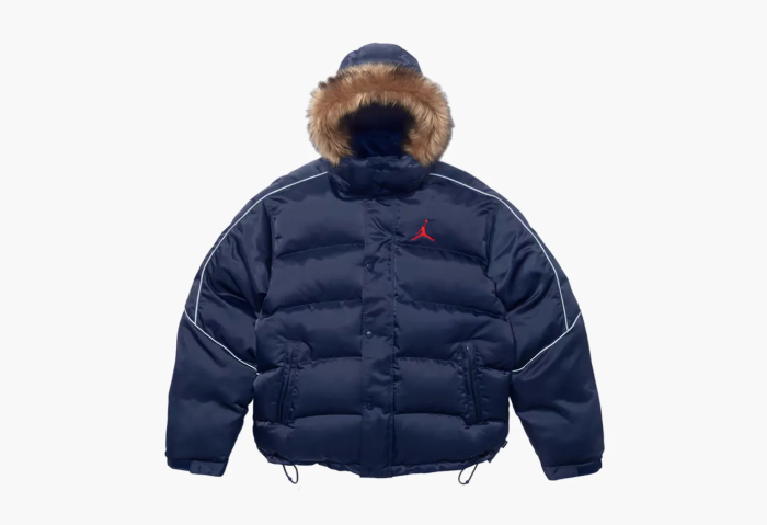 Supreme x Jordan Puffer Jacket Navy 