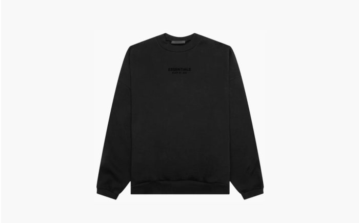 Fear of God Essentials Crewneck Black  Fear of God Essentials Crewneck Black
