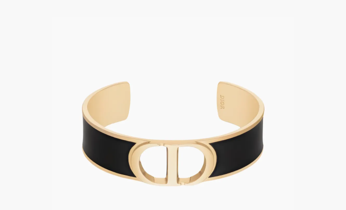 Dior 30 Montaigne Bangle WMNS Gold/Black  Dior 30 Montaigne Bangle WMNS Gold/Black