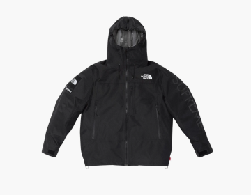 Supreme x The North Face Split Taped Seam Shell Jacket Black 