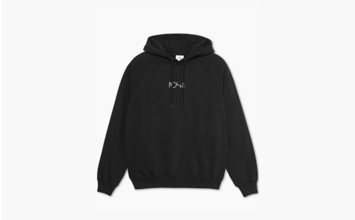Polar Skate CO Stroke Logo Hoodie Black  Polar Skate CO Stroke Logo Hoodie Black