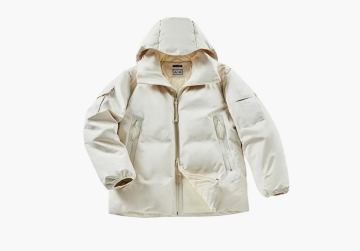 Spyder x C.P. Company Hooded Down Jacket White 