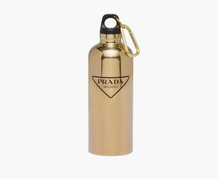 Prada Stainless Steel Insulated Water Bottle Gold (500 ML)  Prada Stainless Steel Insulated Water Bottle Gold (500 ML)